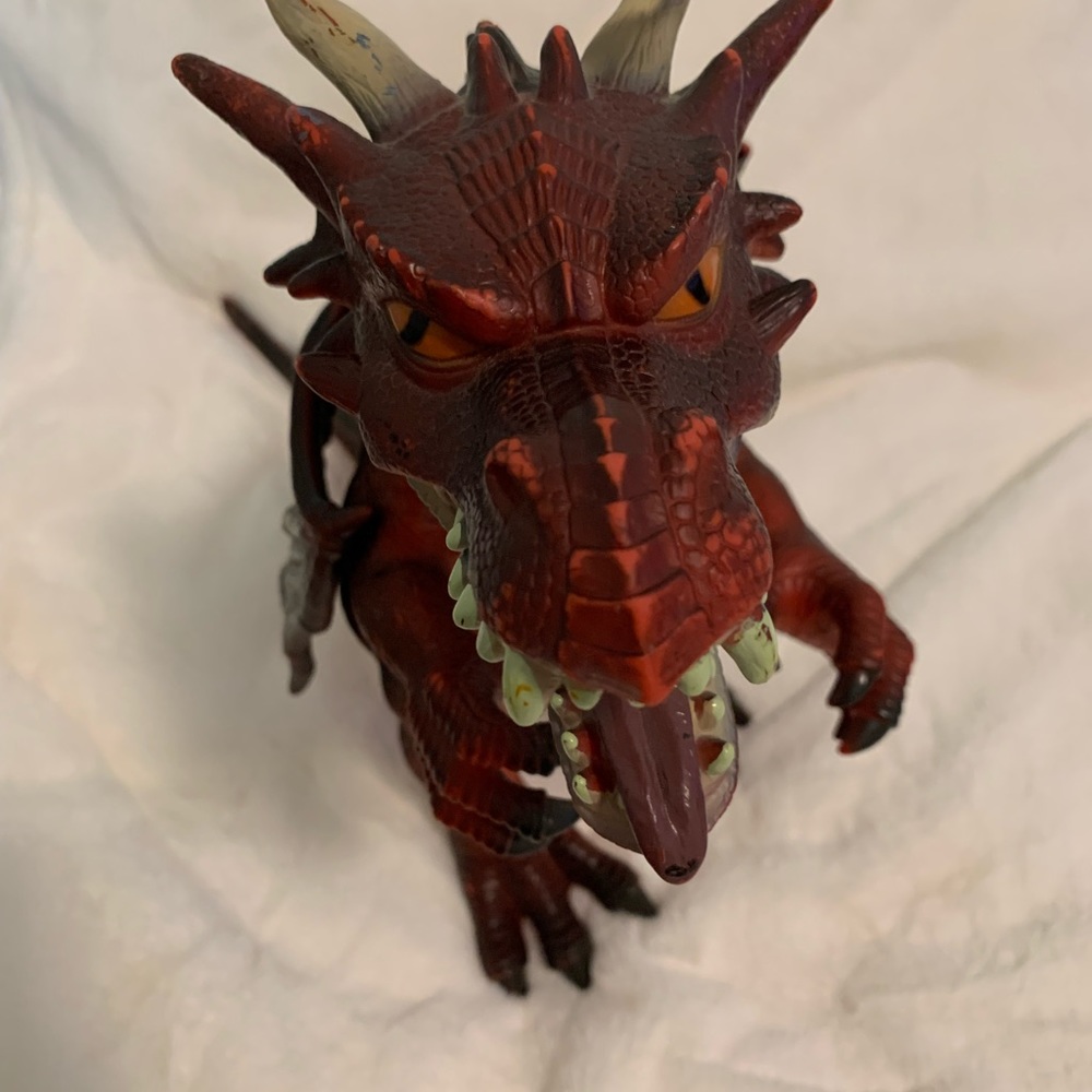 Big red 16” tall maidenhead dragon from animal planet